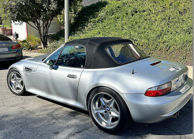 2000 BMW M Roadster in Titanium Silver Metallic over Black Nappa