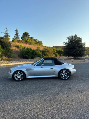 2000 BMW M Roadster in Titanium Silver Metallic over Black Nappa