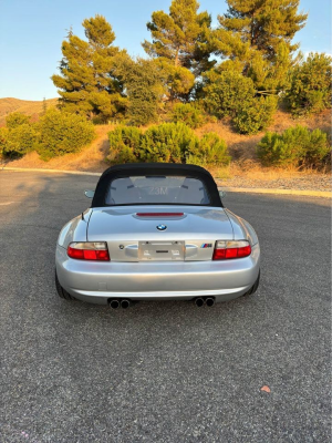 2000 BMW M Roadster in Titanium Silver Metallic over Black Nappa