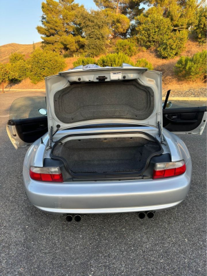 2000 BMW M Roadster in Titanium Silver Metallic over Black Nappa