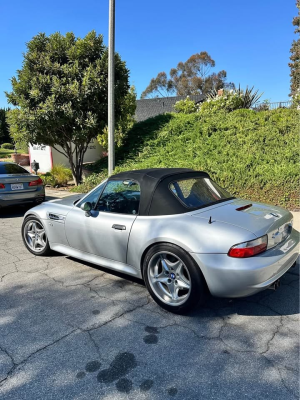 2000 BMW M Roadster in Titanium Silver Metallic over Black Nappa