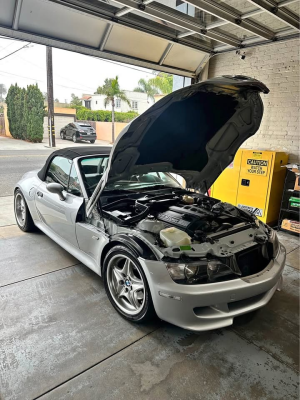 2000 BMW M Roadster in Titanium Silver Metallic over Black Nappa