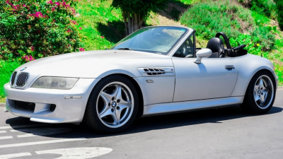 2000 BMW M Roadster in Titanium Silver Metallic over Black Nappa