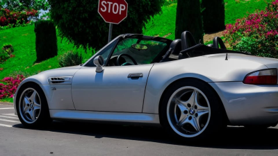 2000 BMW M Roadster in Titanium Silver Metallic over Black Nappa