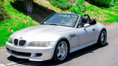 2000 BMW M Roadster in Titanium Silver Metallic over Black Nappa