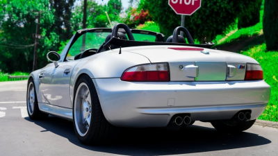 2000 BMW M Roadster in Titanium Silver Metallic over Black Nappa