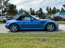 2000 BMW M Roadster in Estoril Blue Metallic over Estoril Blue & Black Nappa