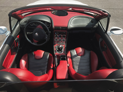 2000 BMW M Roadster in Alpine White 3 over Imola Red & Black Nappa