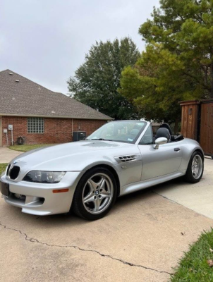 2000 BMW M Roadster in Titanium Silver Metallic over Dark Gray & Black Nappa