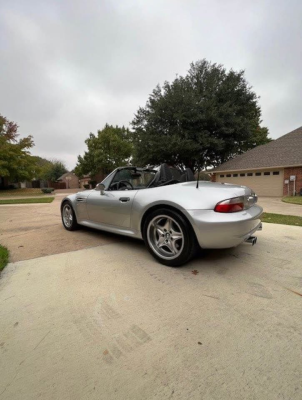 2000 BMW M Roadster in Titanium Silver Metallic over Dark Gray & Black Nappa