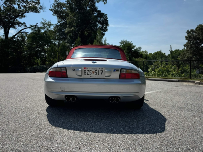 2000 BMW M Roadster in Titanium Silver Metallic over Imola Red & Black Nappa