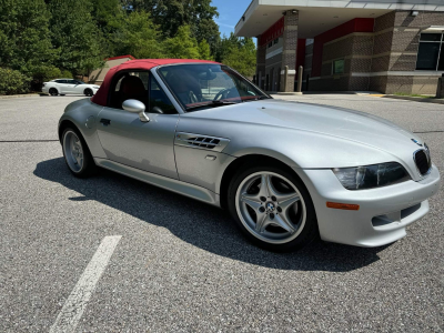 2000 BMW M Roadster in Titanium Silver Metallic over Imola Red & Black Nappa