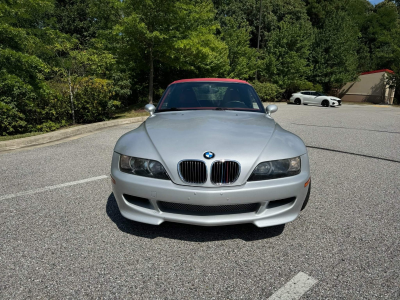 2000 BMW M Roadster in Titanium Silver Metallic over Imola Red & Black Nappa