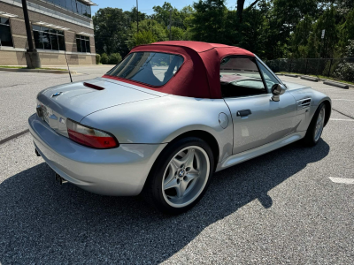 2000 BMW M Roadster in Titanium Silver Metallic over Imola Red & Black Nappa