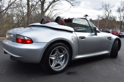2000 BMW M Roadster in Titanium Silver Metallic over Imola Red & Black Nappa