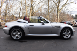 2000 BMW M Roadster in Titanium Silver Metallic over Imola Red & Black Nappa