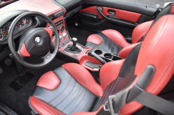 2000 BMW M Roadster in Titanium Silver Metallic over Imola Red & Black Nappa