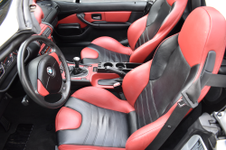 2000 BMW M Roadster in Titanium Silver Metallic over Imola Red & Black Nappa