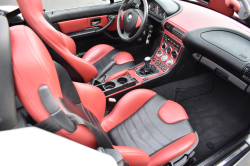 2000 BMW M Roadster in Titanium Silver Metallic over Imola Red & Black Nappa
