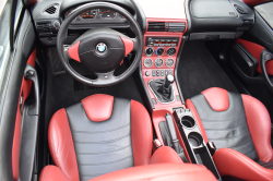 2000 BMW M Roadster in Titanium Silver Metallic over Imola Red & Black Nappa