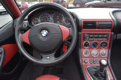2000 BMW M Roadster in Titanium Silver Metallic over Imola Red & Black Nappa