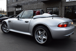 2000 BMW M Roadster in Titanium Silver Metallic over Imola Red & Black Nappa