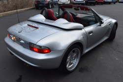 2000 BMW M Roadster in Titanium Silver Metallic over Imola Red & Black Nappa