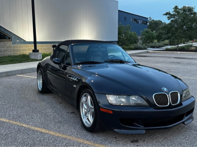 2000 BMW M Roadster in Cosmos Black Metallic over Dark Gray & Black Nappa