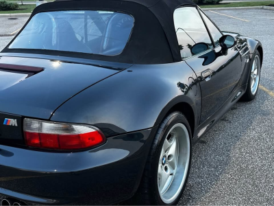 2000 BMW M Roadster in Cosmos Black Metallic over Dark Gray & Black Nappa