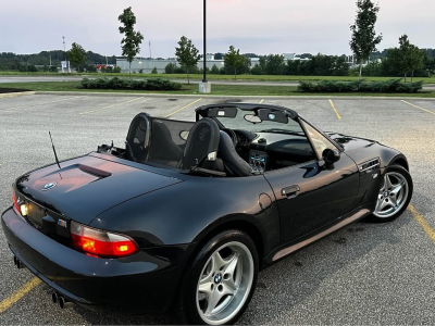 2000 BMW M Roadster in Cosmos Black Metallic over Dark Gray & Black Nappa