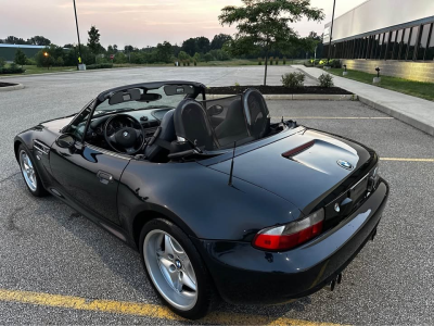 2000 BMW M Roadster in Cosmos Black Metallic over Dark Gray & Black Nappa