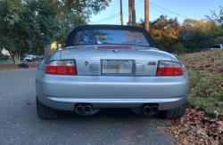 2000 BMW M Roadster in Titanium Silver Metallic over Black Nappa