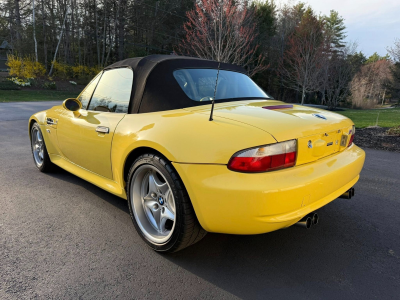 2000 BMW M Roadster in Dakar Yellow 2 over Black Nappa
