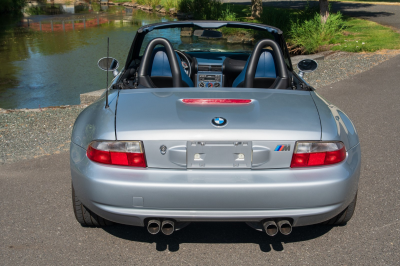 1997 BMW M Roadster in Arctic Silver Metallic over Estoril Blue & Black Nappa