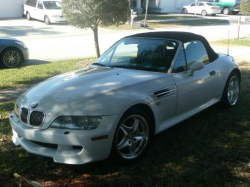 2001 BMW M Roadster in Alpine White 3 over Laguna Seca Blue & Black Nappa