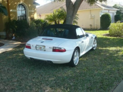 2001 BMW M Roadster in Alpine White 3 over Laguna Seca Blue & Black Nappa