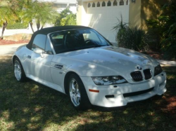 2001 BMW M Roadster in Alpine White 3 over Laguna Seca Blue & Black Nappa