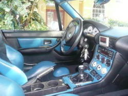 2001 BMW M Roadster in Alpine White 3 over Laguna Seca Blue & Black Nappa