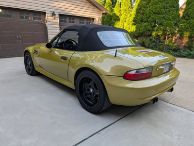 2001 BMW M Roadster in Phoenix Yellow Metallic over Black Nappa