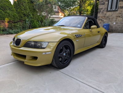 2001 BMW M Roadster in Phoenix Yellow Metallic over Black Nappa