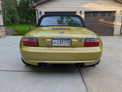 2001 BMW M Roadster in Phoenix Yellow Metallic over Black Nappa