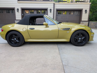 2001 BMW M Roadster in Phoenix Yellow Metallic over Black Nappa