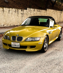 2001 BMW M Roadster in Phoenix Yellow Metallic over Black Nappa