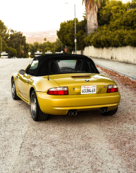 2001 BMW M Roadster in Phoenix Yellow Metallic over Black Nappa