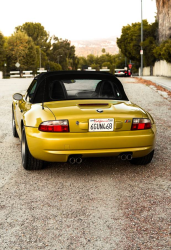 2001 BMW M Roadster in Phoenix Yellow Metallic over Black Nappa