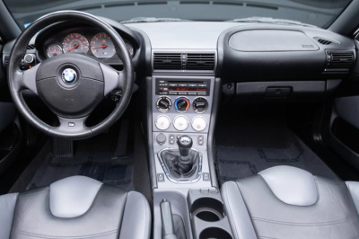 2001 BMW M Roadster in Steel Gray Metallic over Dark Gray & Black Nappa