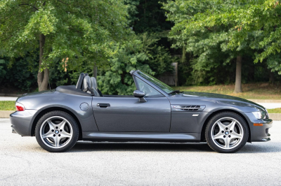 2001 BMW M Roadster in Steel Gray Metallic over Dark Gray & Black Nappa