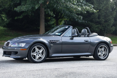 2001 BMW M Roadster in Steel Gray Metallic over Dark Gray & Black Nappa