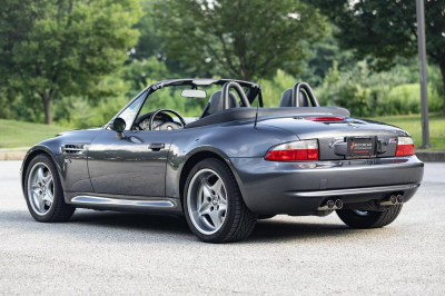 2001 BMW M Roadster in Steel Gray Metallic over Dark Gray & Black Nappa