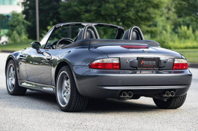 2001 BMW M Roadster in Steel Gray Metallic over Dark Gray & Black Nappa